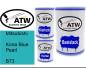 Preview: Mitsubishi, Kona Blue Pearl, B73: 500ml Lackdose + 500ml Klarlack + 250ml Härter - Set, von ATW Autoteile West.